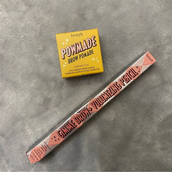 New! Benefit powmade brow pomade gimme brow volumizing pencil brown 27621 - Picture 9 of 11
